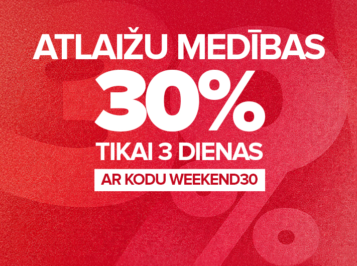 &ndash;30% atlasītām precēm ar kodu: WEEKEND30 | Open24.lv